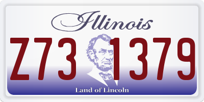 IL license plate Z731379