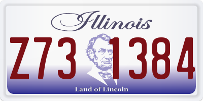 IL license plate Z731384