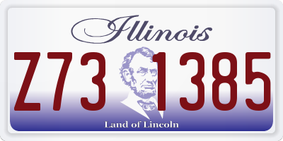 IL license plate Z731385