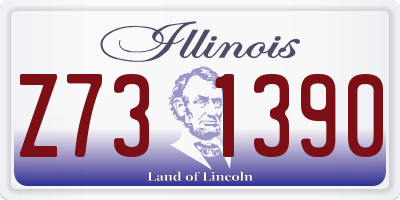 IL license plate Z731390