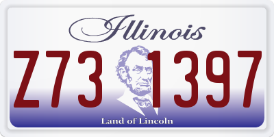 IL license plate Z731397