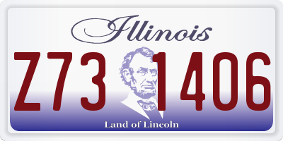 IL license plate Z731406