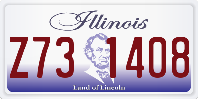 IL license plate Z731408