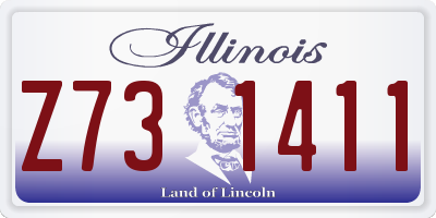 IL license plate Z731411