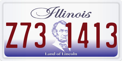 IL license plate Z731413