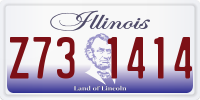 IL license plate Z731414