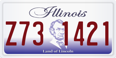 IL license plate Z731421