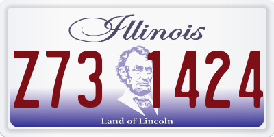 IL license plate Z731424