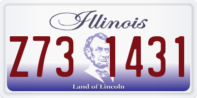 IL license plate Z731431