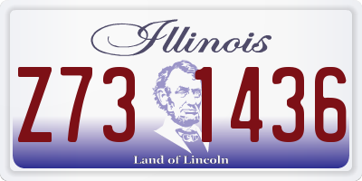IL license plate Z731436