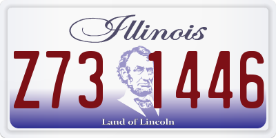 IL license plate Z731446
