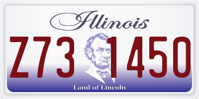 IL license plate Z731450