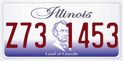 IL license plate Z731453