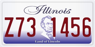 IL license plate Z731456