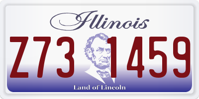 IL license plate Z731459