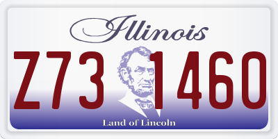 IL license plate Z731460