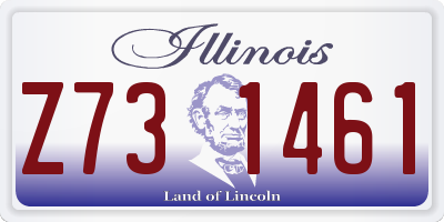 IL license plate Z731461