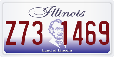 IL license plate Z731469