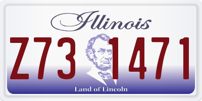 IL license plate Z731471