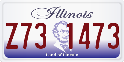 IL license plate Z731473
