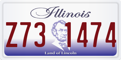 IL license plate Z731474