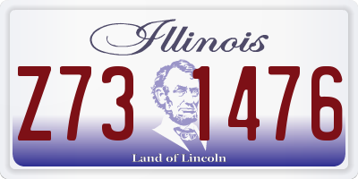 IL license plate Z731476