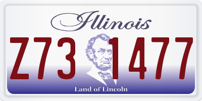 IL license plate Z731477