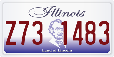 IL license plate Z731483