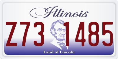 IL license plate Z731485