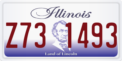 IL license plate Z731493