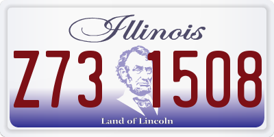 IL license plate Z731508