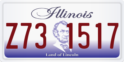 IL license plate Z731517