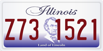IL license plate Z731521