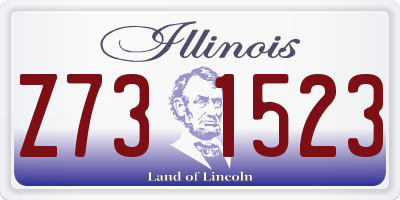 IL license plate Z731523