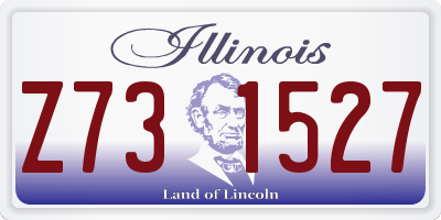 IL license plate Z731527
