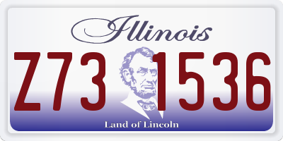 IL license plate Z731536