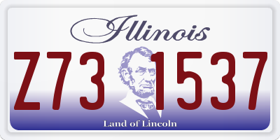 IL license plate Z731537