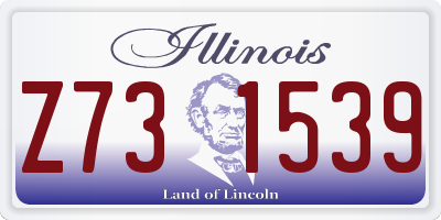 IL license plate Z731539