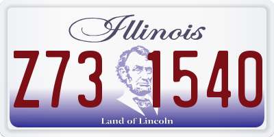 IL license plate Z731540