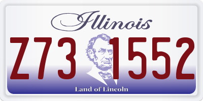 IL license plate Z731552