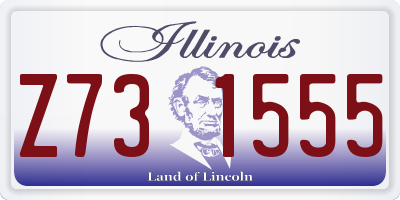 IL license plate Z731555