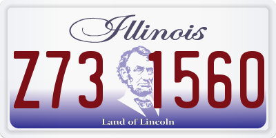 IL license plate Z731560
