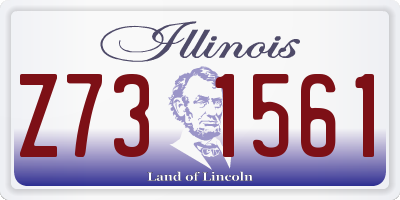 IL license plate Z731561