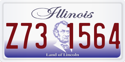 IL license plate Z731564