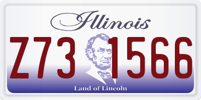 IL license plate Z731566
