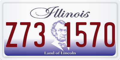 IL license plate Z731570