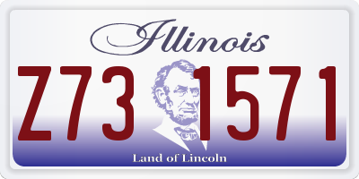 IL license plate Z731571