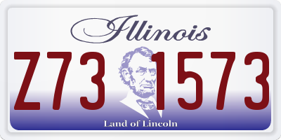 IL license plate Z731573