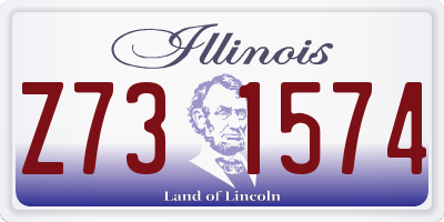IL license plate Z731574