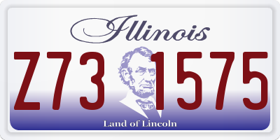 IL license plate Z731575